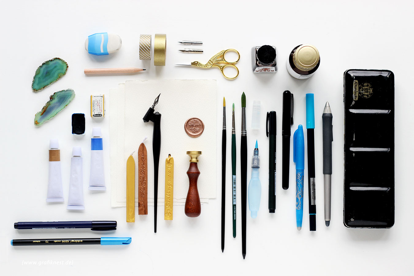Design- und Kalligrafie-Werkzeuge